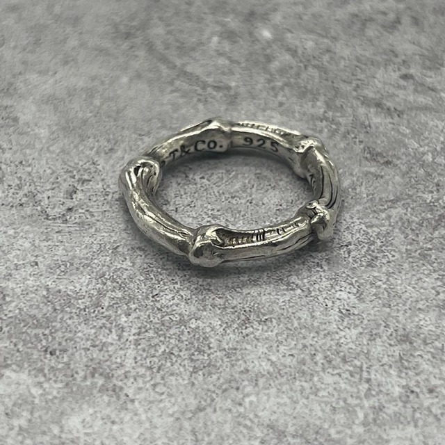 【希少】ティファニー TIFFANY&CO バンブー リング 15号 SV925