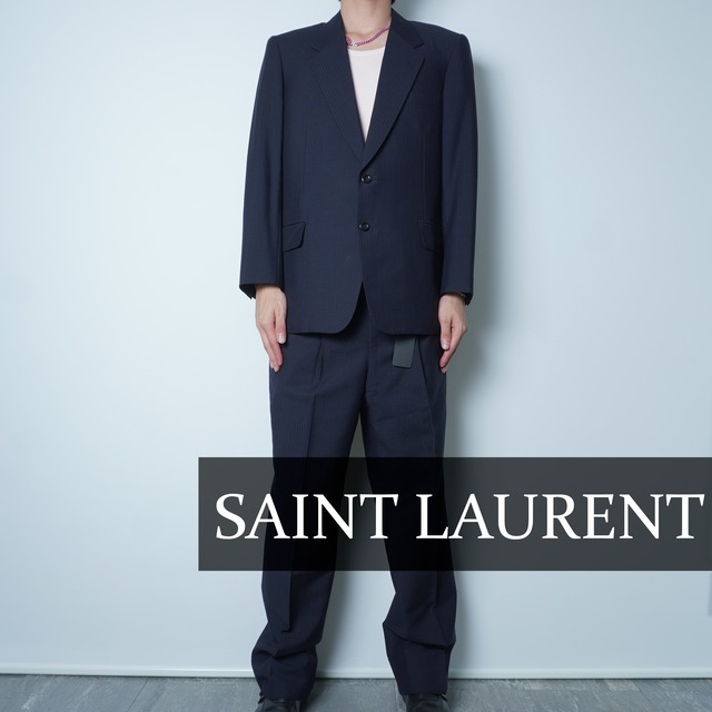 Yves Saint Laurent ストライプ ビジネススーツ パンツセット
