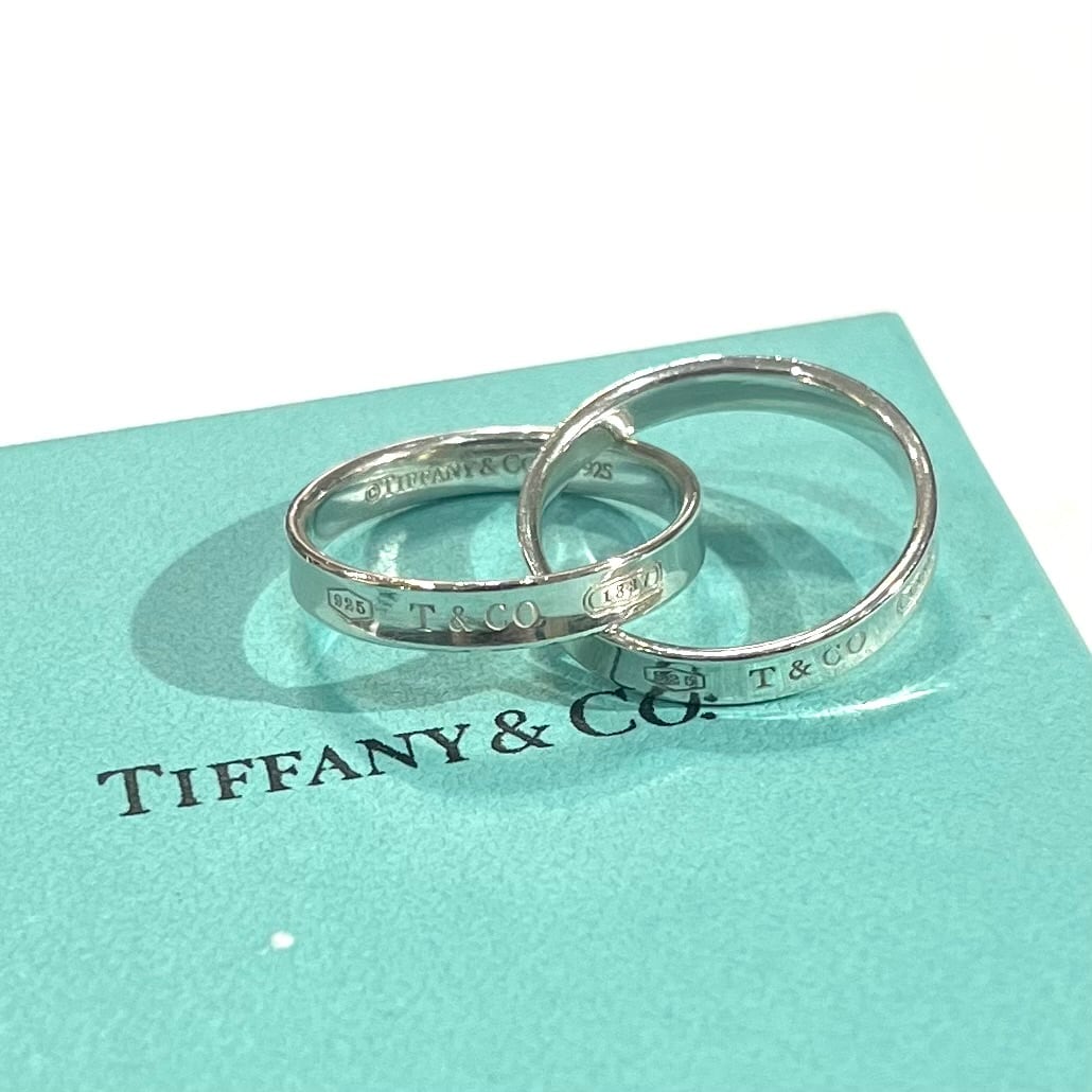 希少【TIFFANY&CO.】2993 1837 名品 インターロッキングサークル