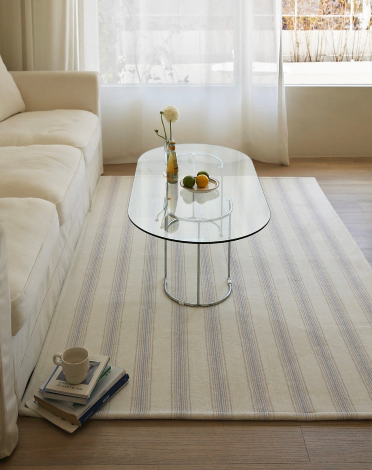 pastel stripe rug 3size / パステル ストライプ ラグ カーペット