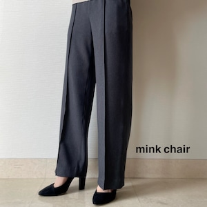 【mink chair】センタークリースステッチ加工パンツ(22933)