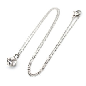 ロストフライ・ジェムペンダント［キューブ/cz］-satis flos-｜316l ステンレス アクセサリー ネックレス ペンダント キュービックジルコニア レディース メンズ プチプラ｜ジュエリー プリマカフェ