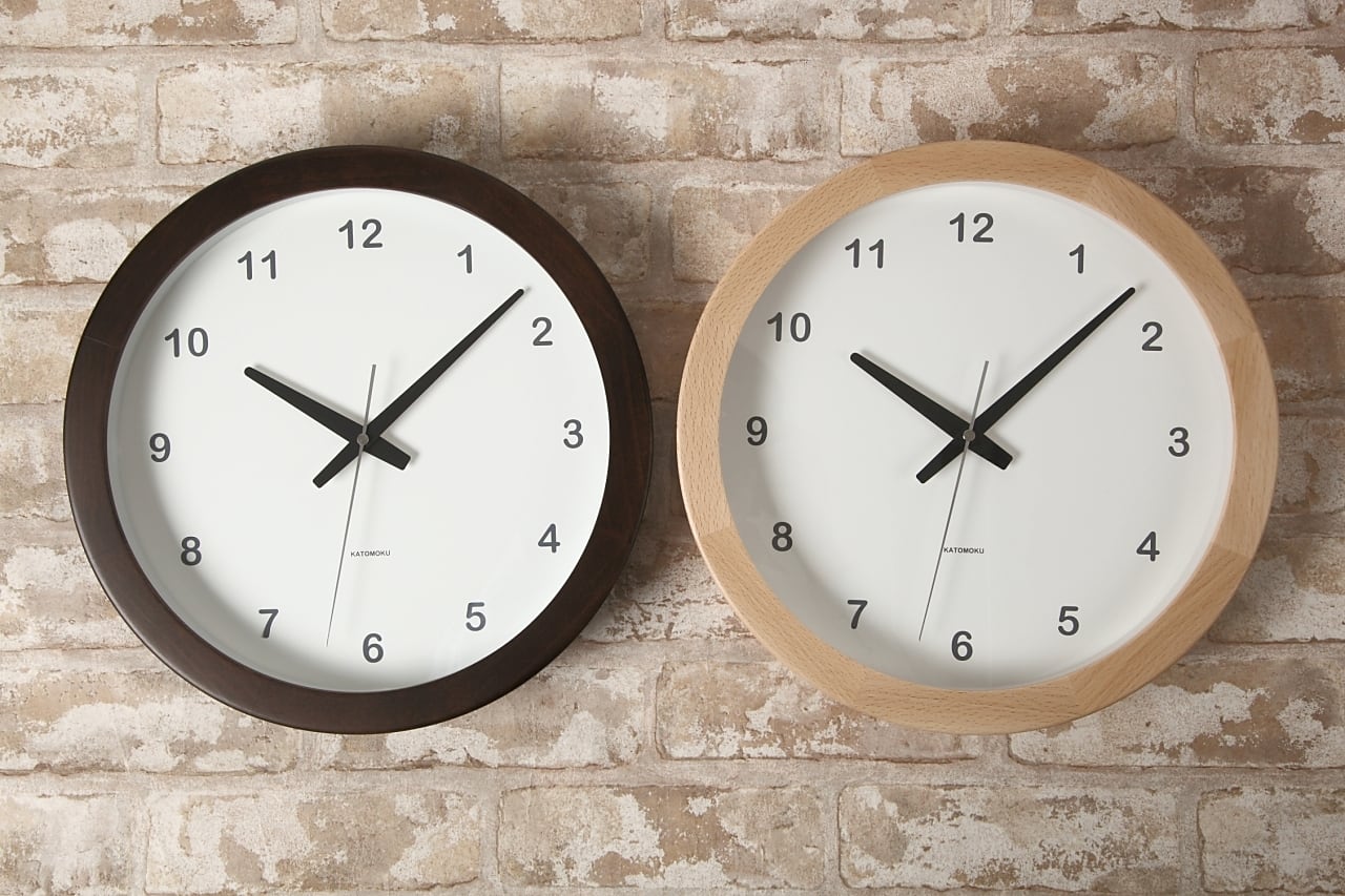 KATOMOKU 訳あり品 掛け時計 連続秒針 wk-02 | 加藤木工株式会社