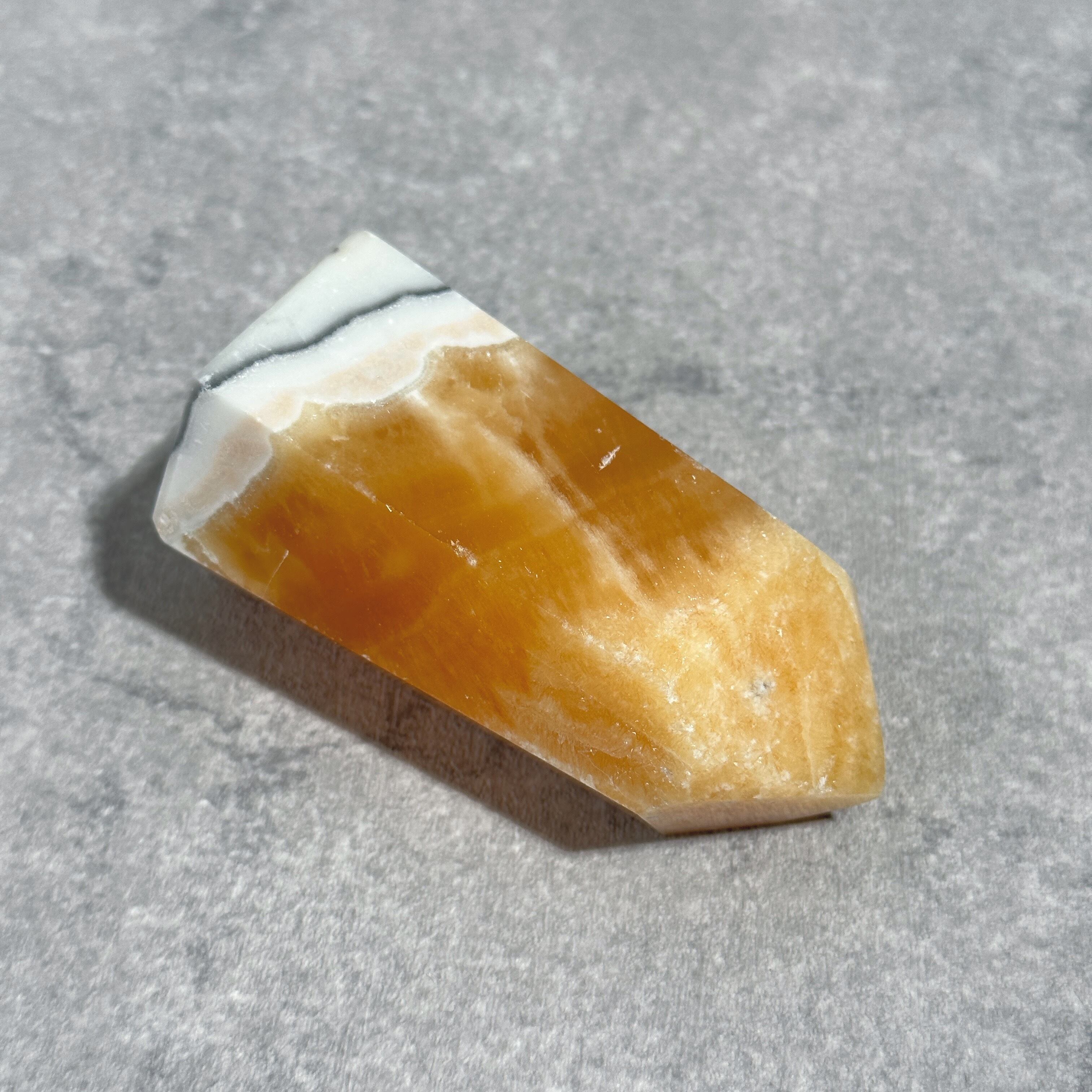 オレンジカルサイト タワー型23◇ Orange Calcite ◇天然石・鉱物