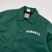 nano universe ナノユニバース HAWAII プリント カレッジ コーチジャケット サイズ S /グリーン