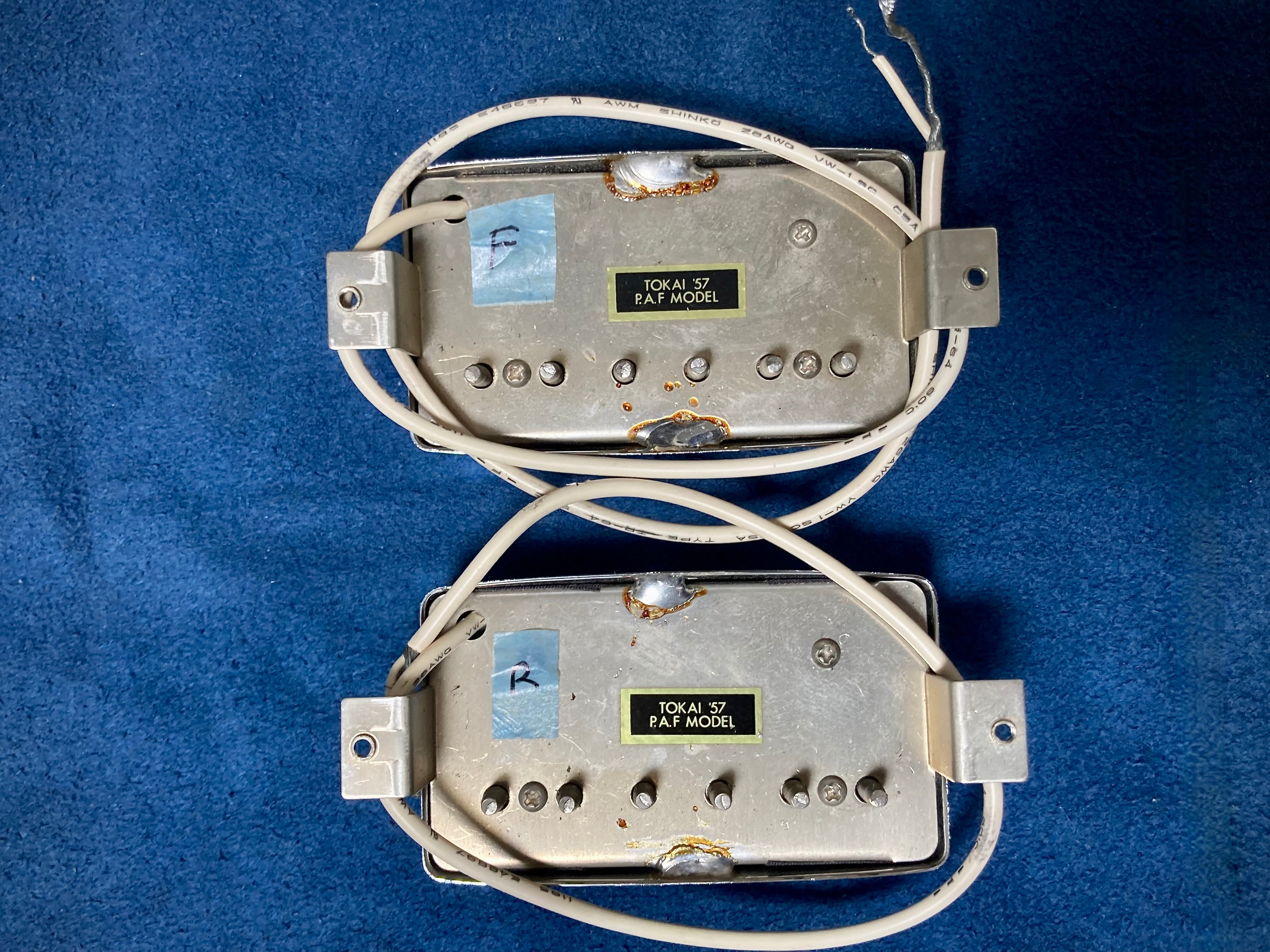 トーカイ Tokai '57 PAF Vintage ピックアップ 1983 Front / Rear Set