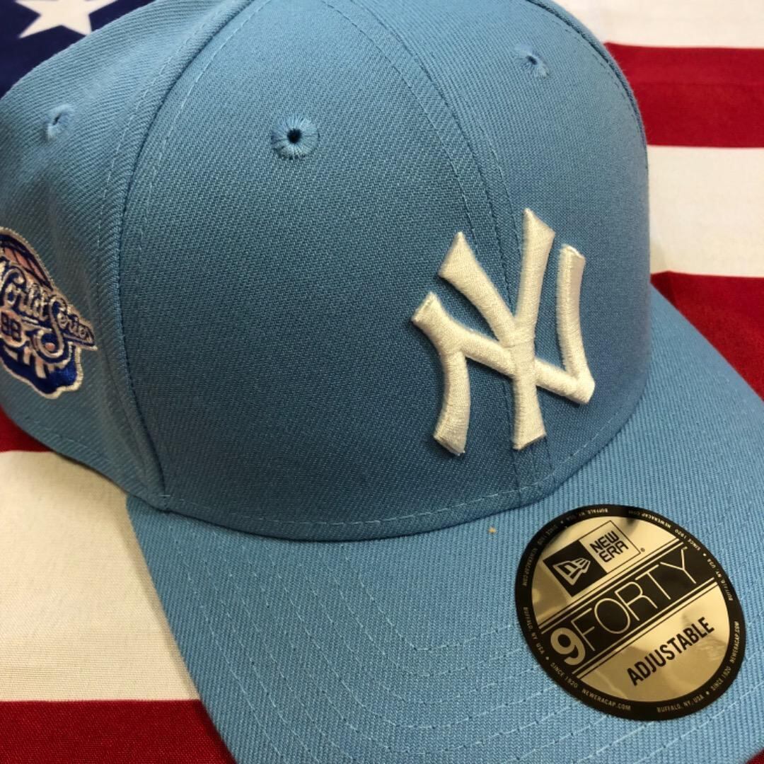 New Era New York Yankees World Series 1998 Sky Pink Edition 9Forty