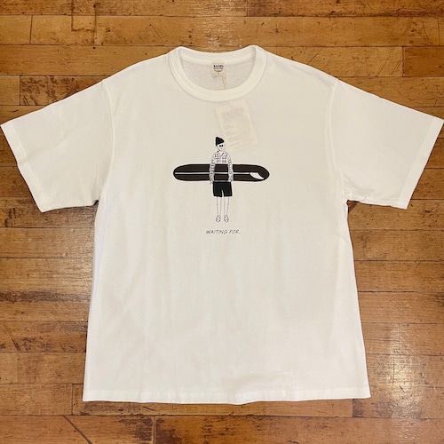 プリントTee(White) / BARNS OUTFITTERS BR-21130