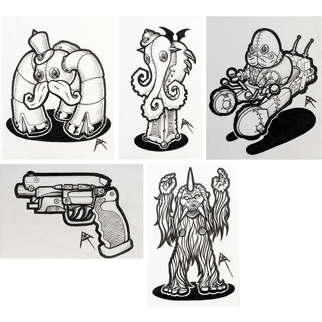 Doktor A: Original Drawing (102-106)
