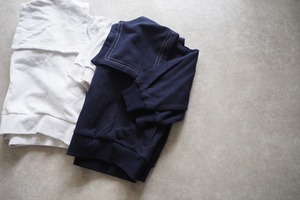 セーラーカラージップスウェット(ネイビー)90〜130cm