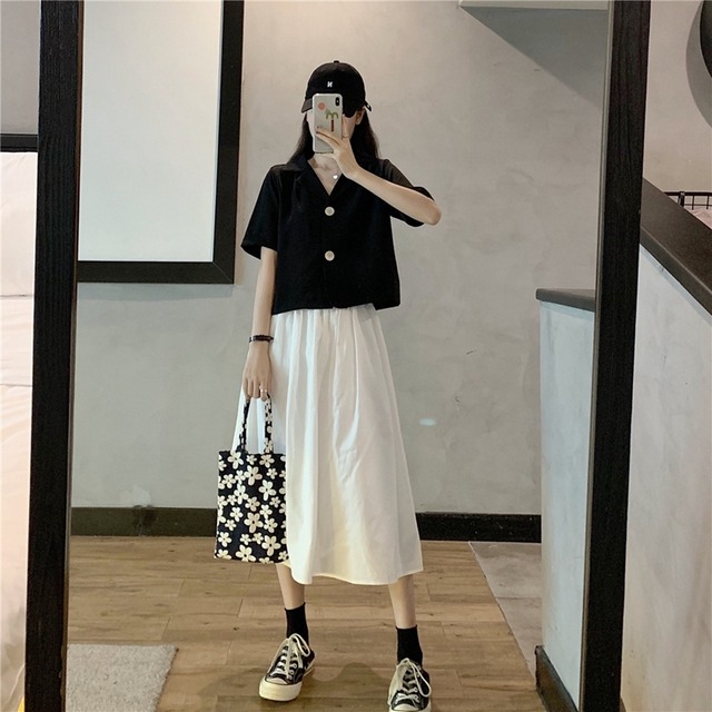 韓国オルチャン スカート サマー ストリート 大人ガーリー スウィート キュート カジュアル 夏物 韓流 K Pop アイドル アクセサリー ペンダント ネックレス ブレスレット リング ピアス バッグ 春夏秋冬 韓国ドラマ 韓国服 Kpop帽子 Kpop雑誌 Bts Niziu Twice Blackpink