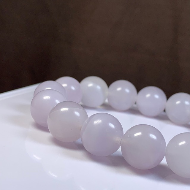 A50.ミルキーパープルフローライト・ブレスレット