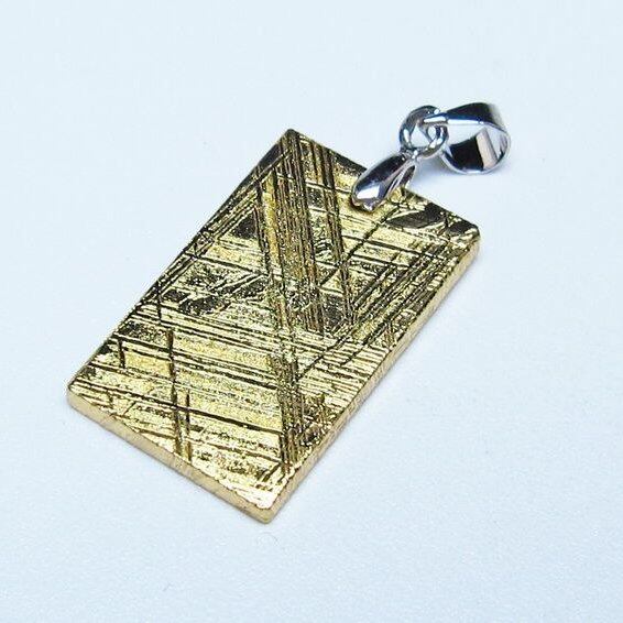 ギベオン ペンダント 隕石 メテオライト ゴールド 一点物 おまかせ便 112-13538