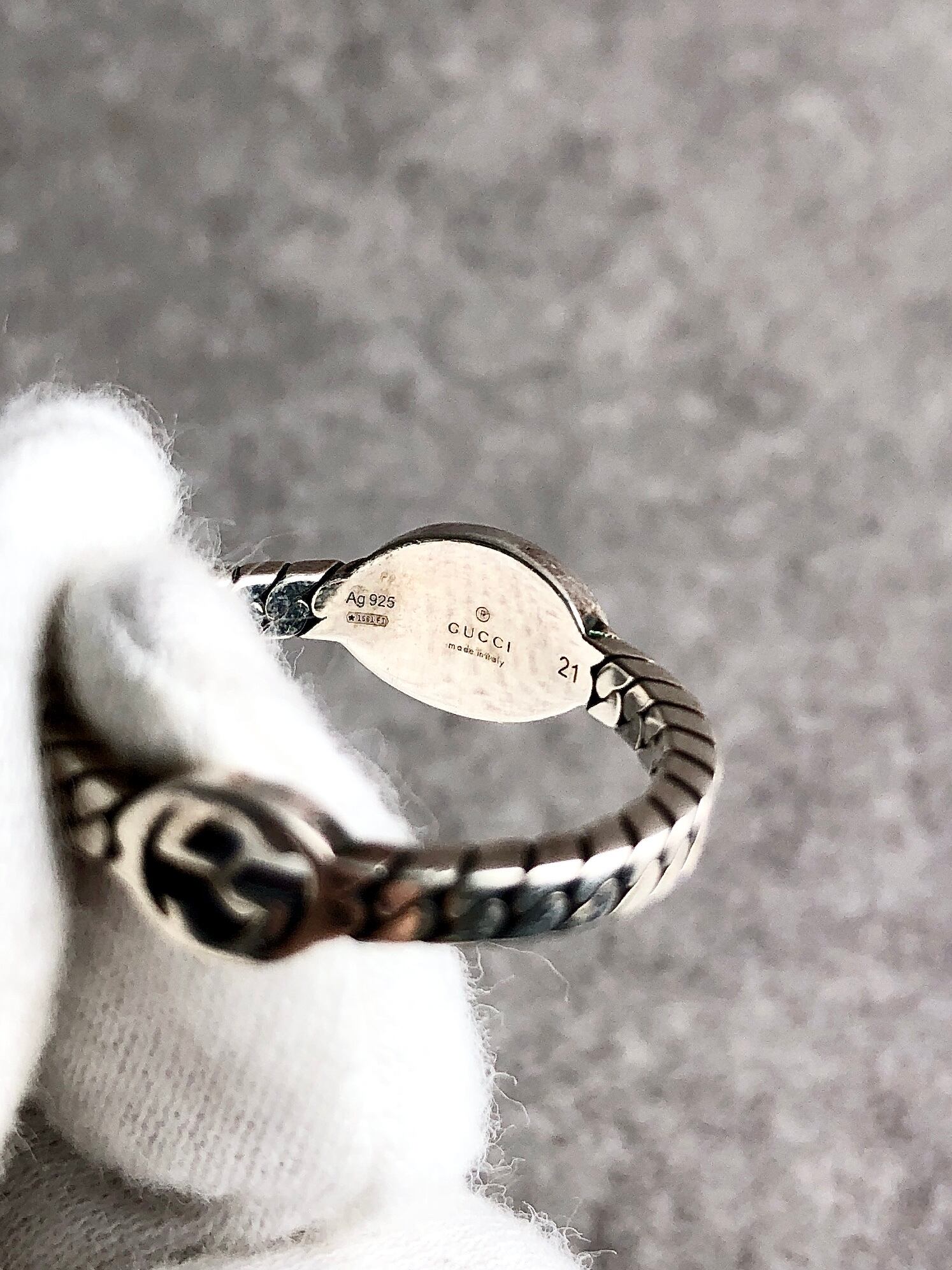 GUCCI グッチ インターロッキング SILVER925 リング シルバー