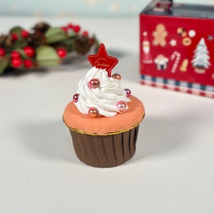クリスマスツリーのカップケーキメモスタンド