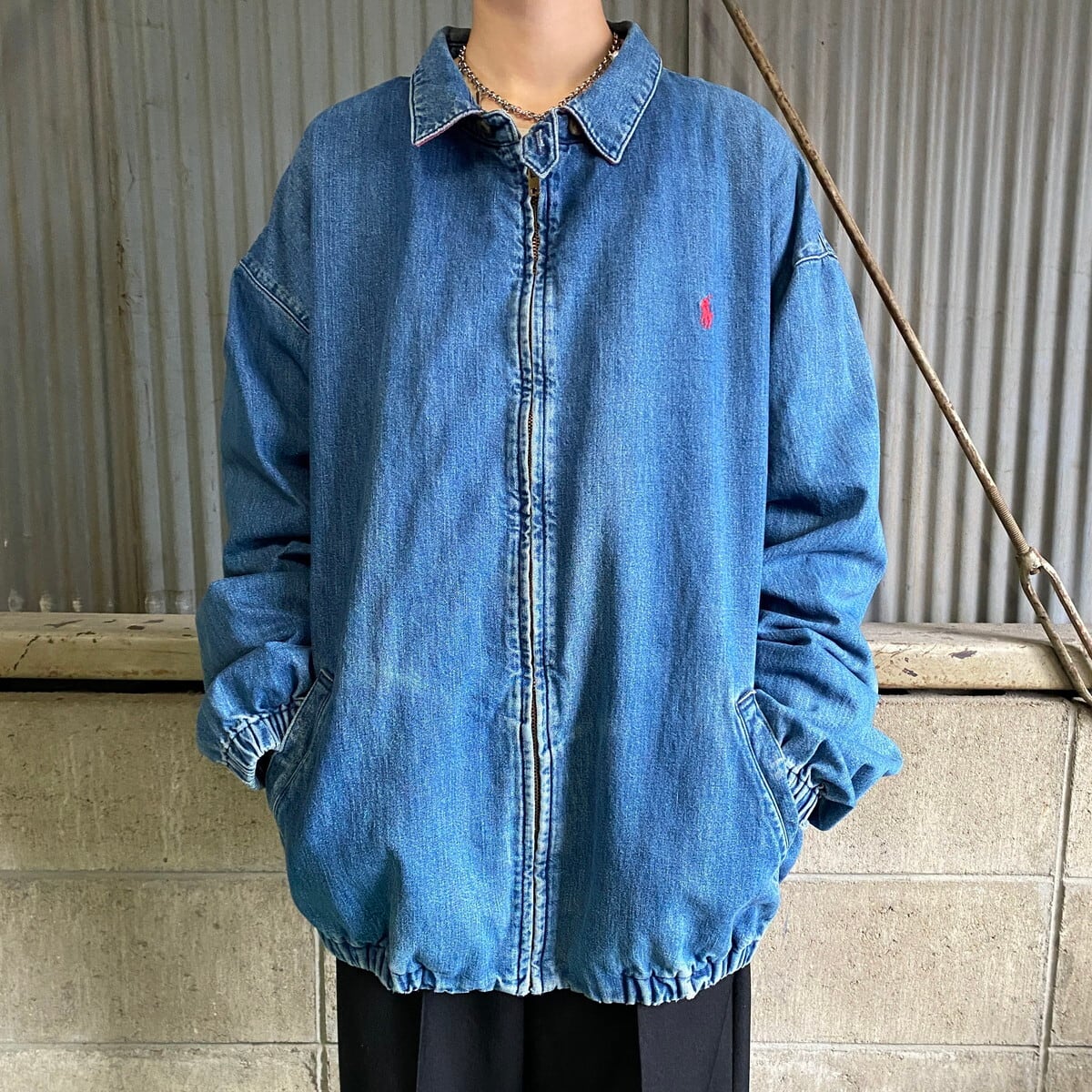 希少裏地90´s vintage RALPH LAUREN スウィングトップ-