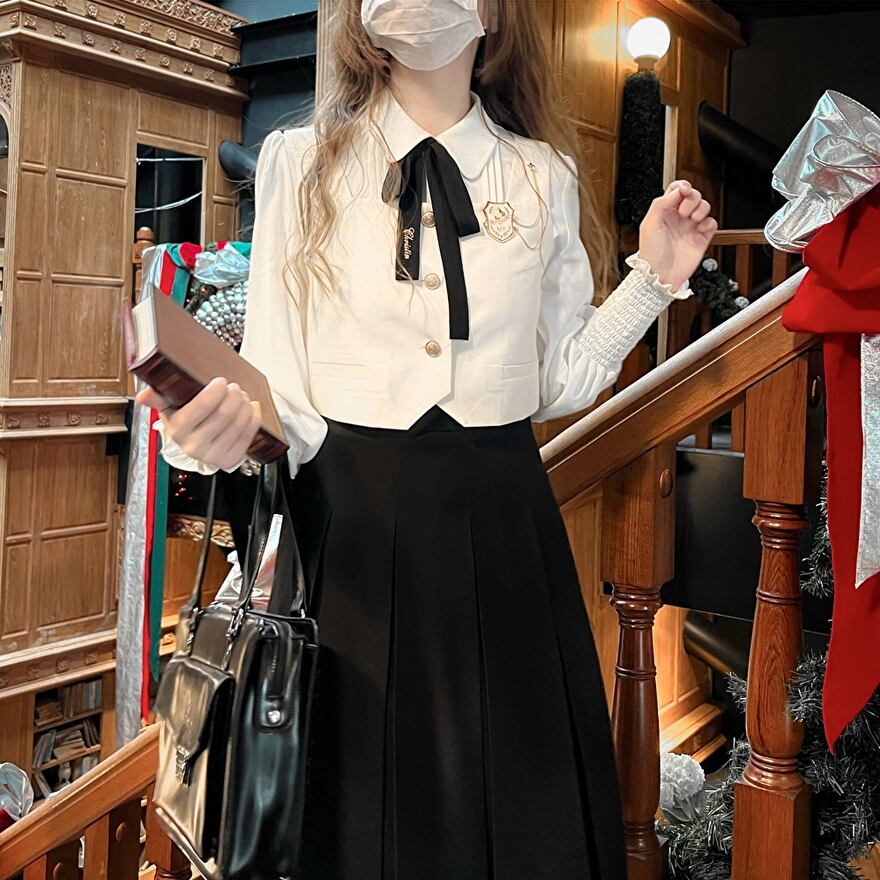 クラロリ 量産型 ベスト 3つボタン 学園服 制服風 | ロリータ