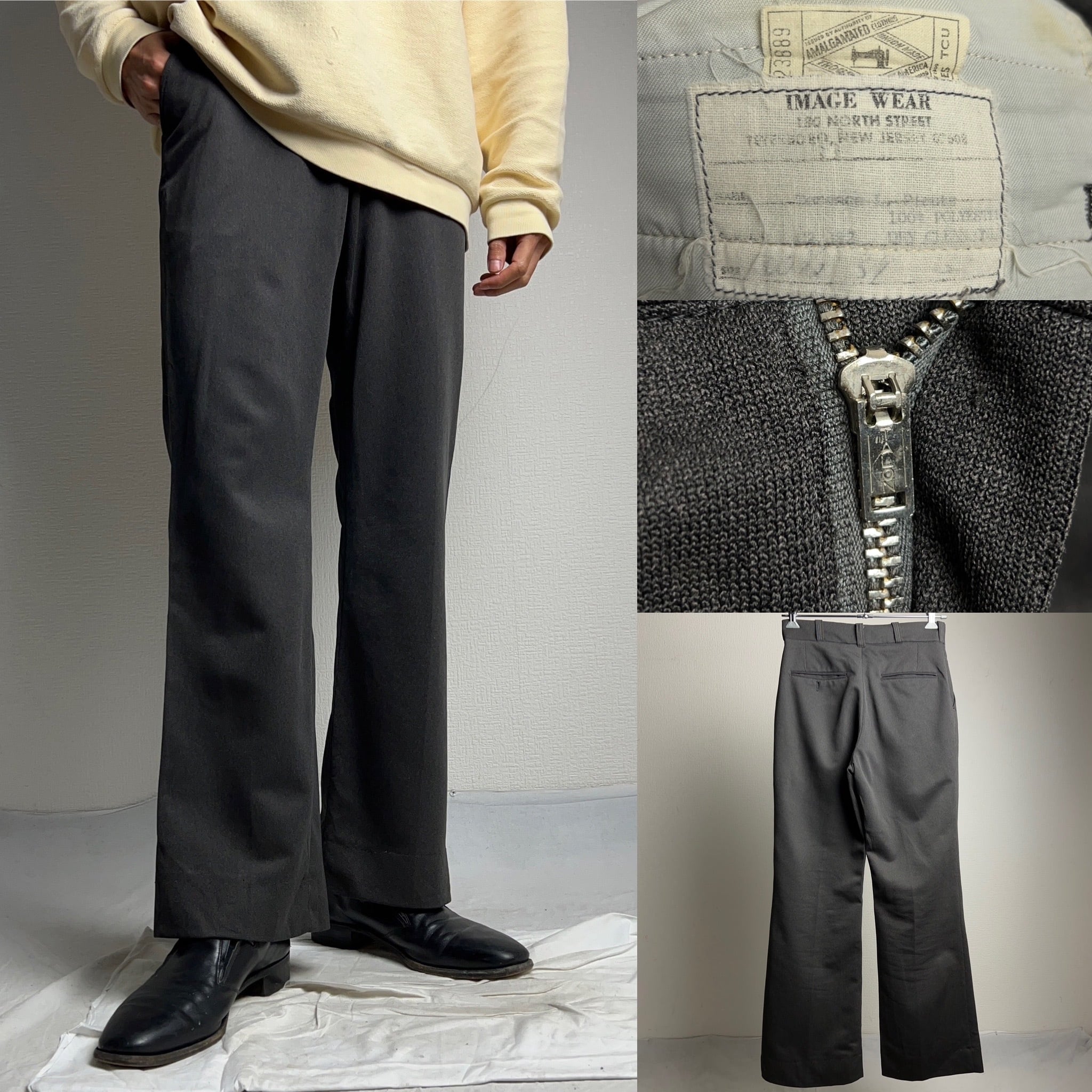 1970's Flare Slacks W30 USA製 70年代 フレアスラックス フレアパンツ 