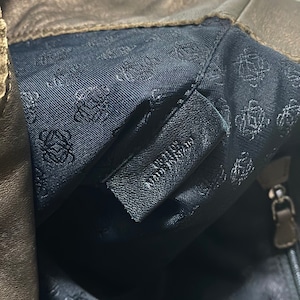 LOEWE bronze nappa leather tote bag