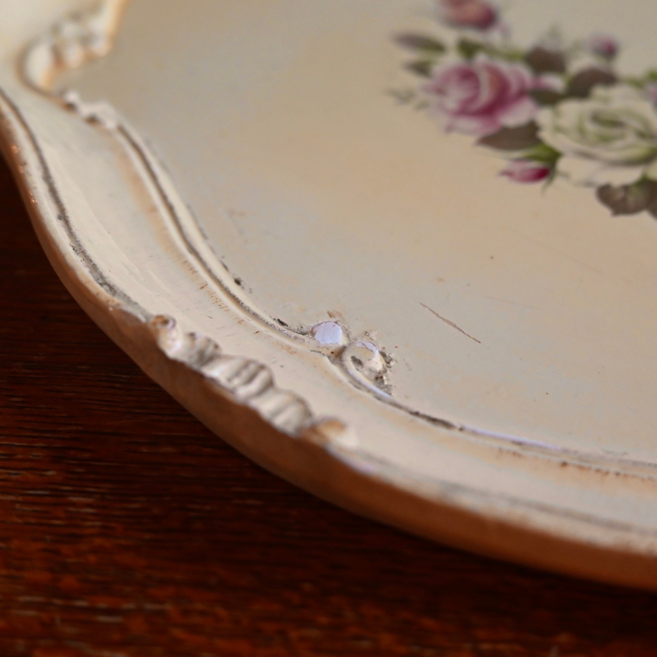 Tray / トレイ〈 プレート・花柄・店舗什器・アンティーク・ヴィンテージ 〉114467