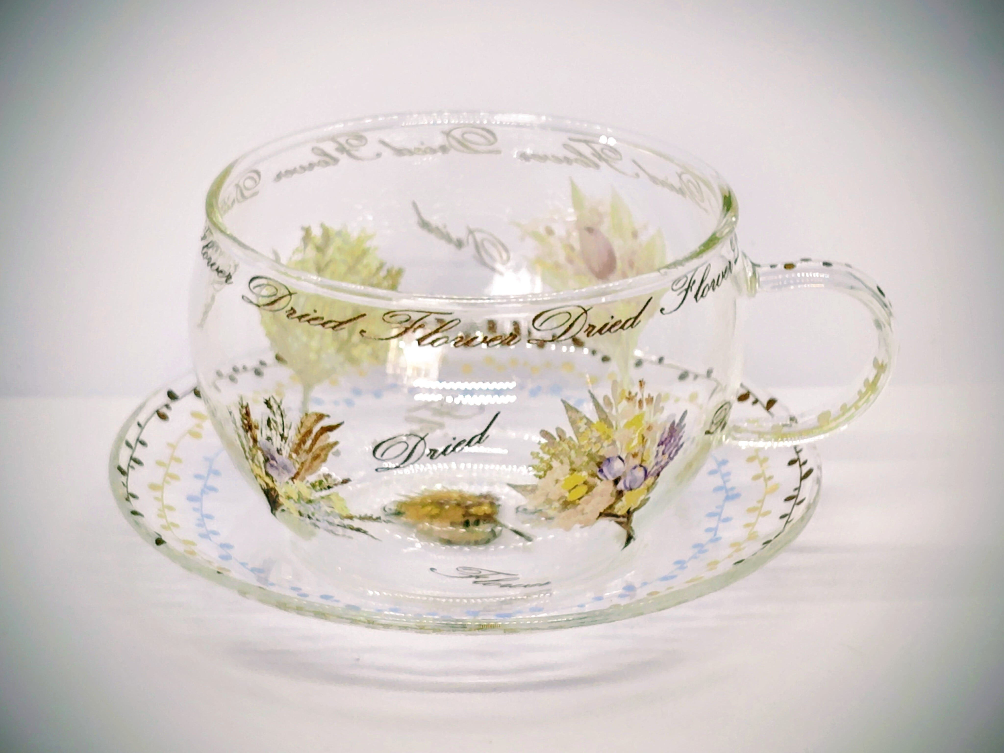 ポーセラーツ転写紙 ガラス用 Dried flowers A4タイプ