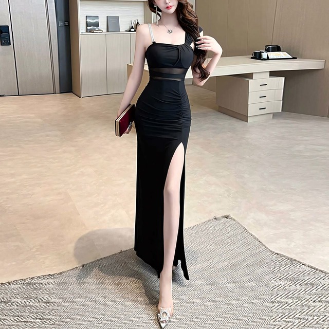 ロングドレス ～3XL（1色） K2178