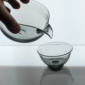 RITO GLASS 片口（グレー）