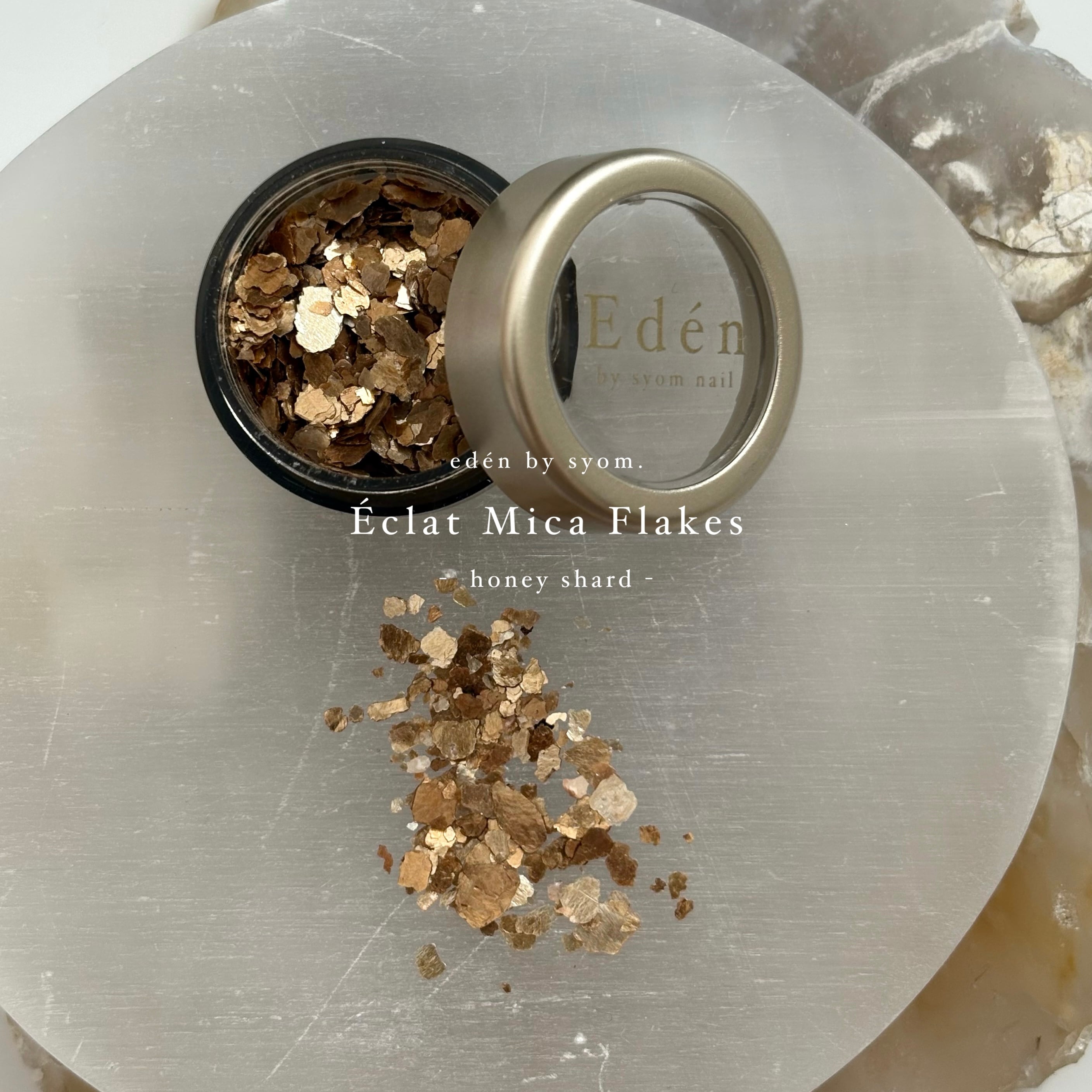 honey shard _ Éclat Mica Flakes