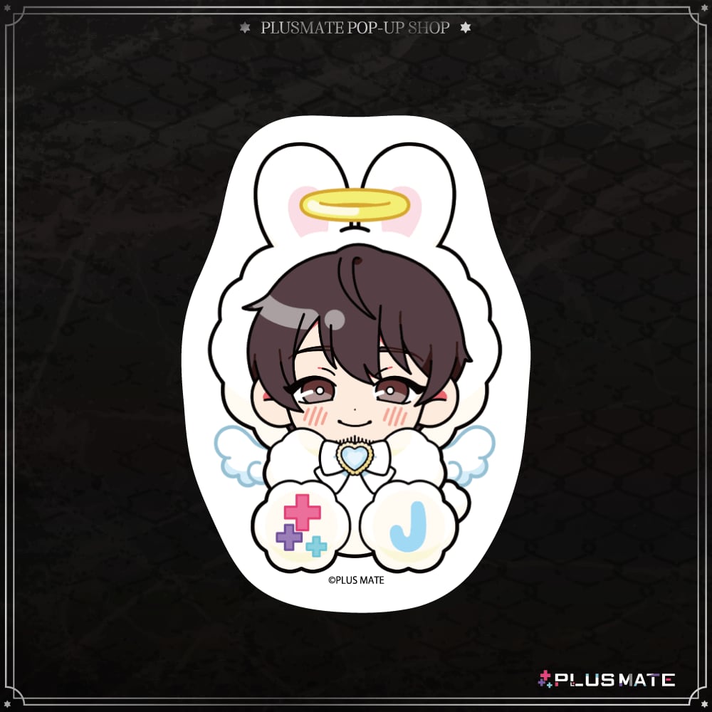 PLUSMATE かれぬい~天使&悪魔~ ステッカー 【佐々木】