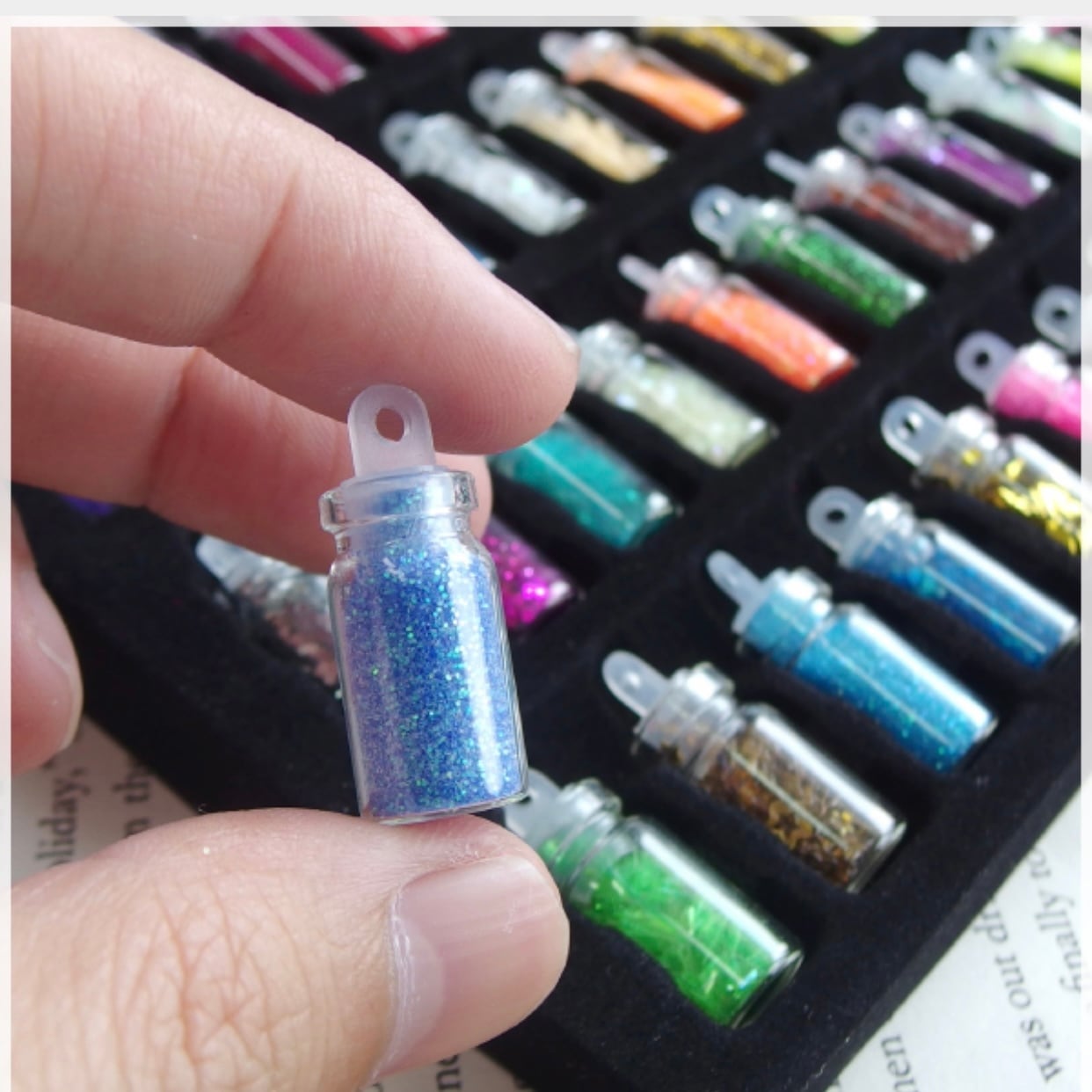 レジンやネイルに！封入パーツ 48種類アソートミニボトルセット | 月詠