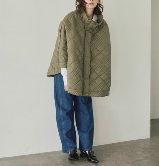 スリーブアレンジポンチョコート