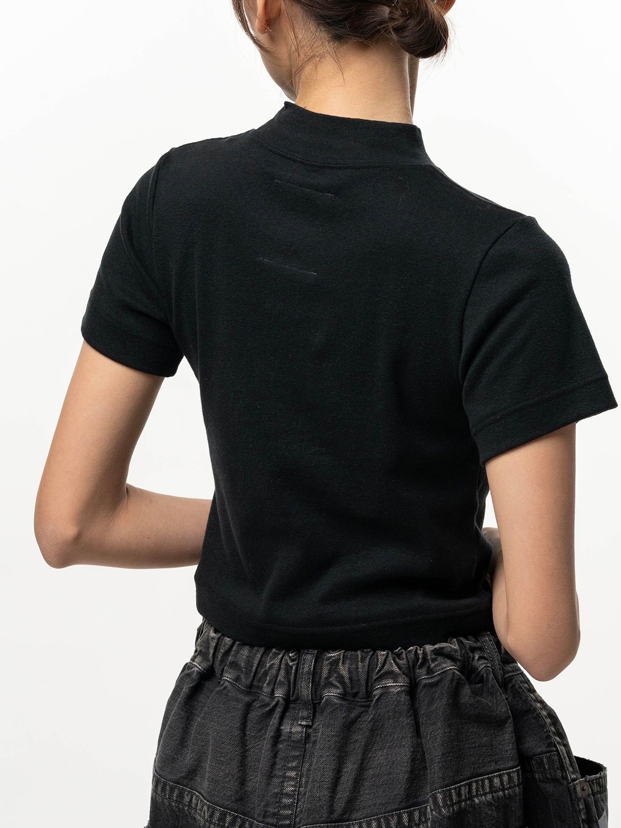 【26AW】Maison MIHARA YASUHIRO ミハラヤスヒロ / トップス / Mock Neck Cropped Short Sleeve T-shirt - 6