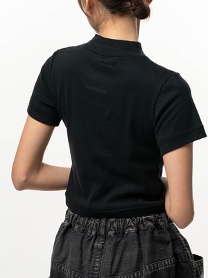 【26AW】Maison MIHARA YASUHIRO ミハラヤスヒロ / トップス / Mock Neck Cropped Short Sleeve T-shirt