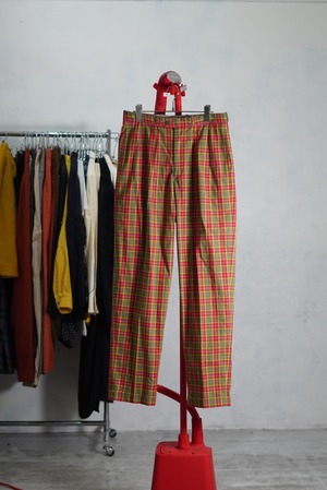 80's EURO CHECK SLACKS