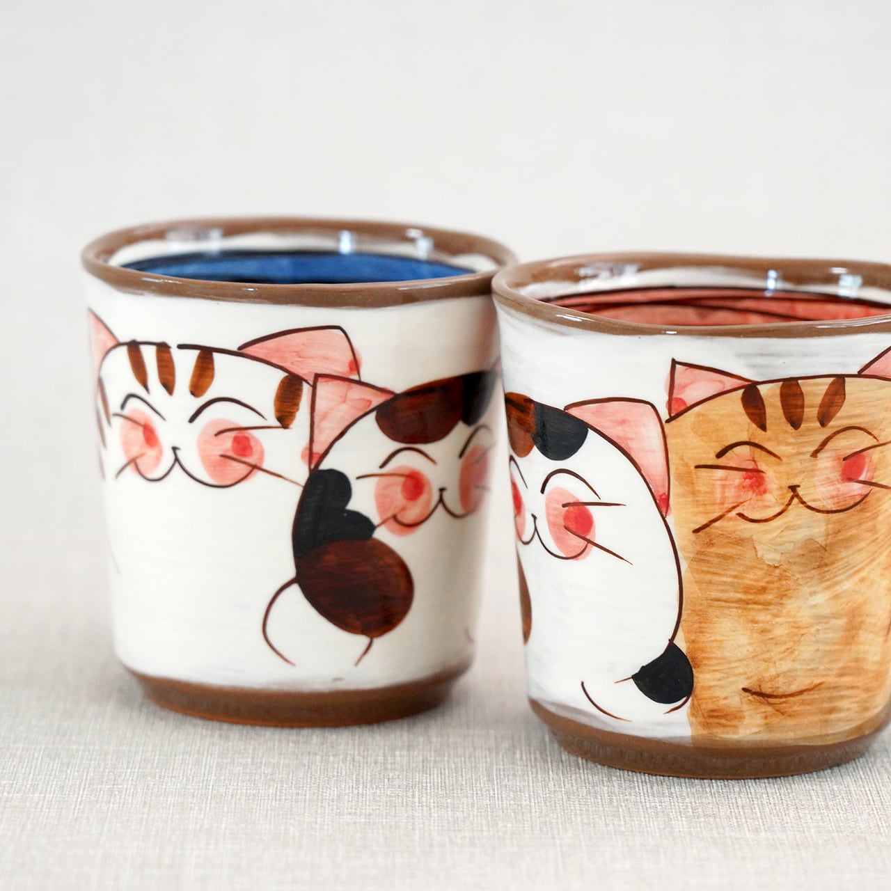 仲良しネコ マグカップ（大） | 菊祥陶器／工房祥sho～ Kikusho