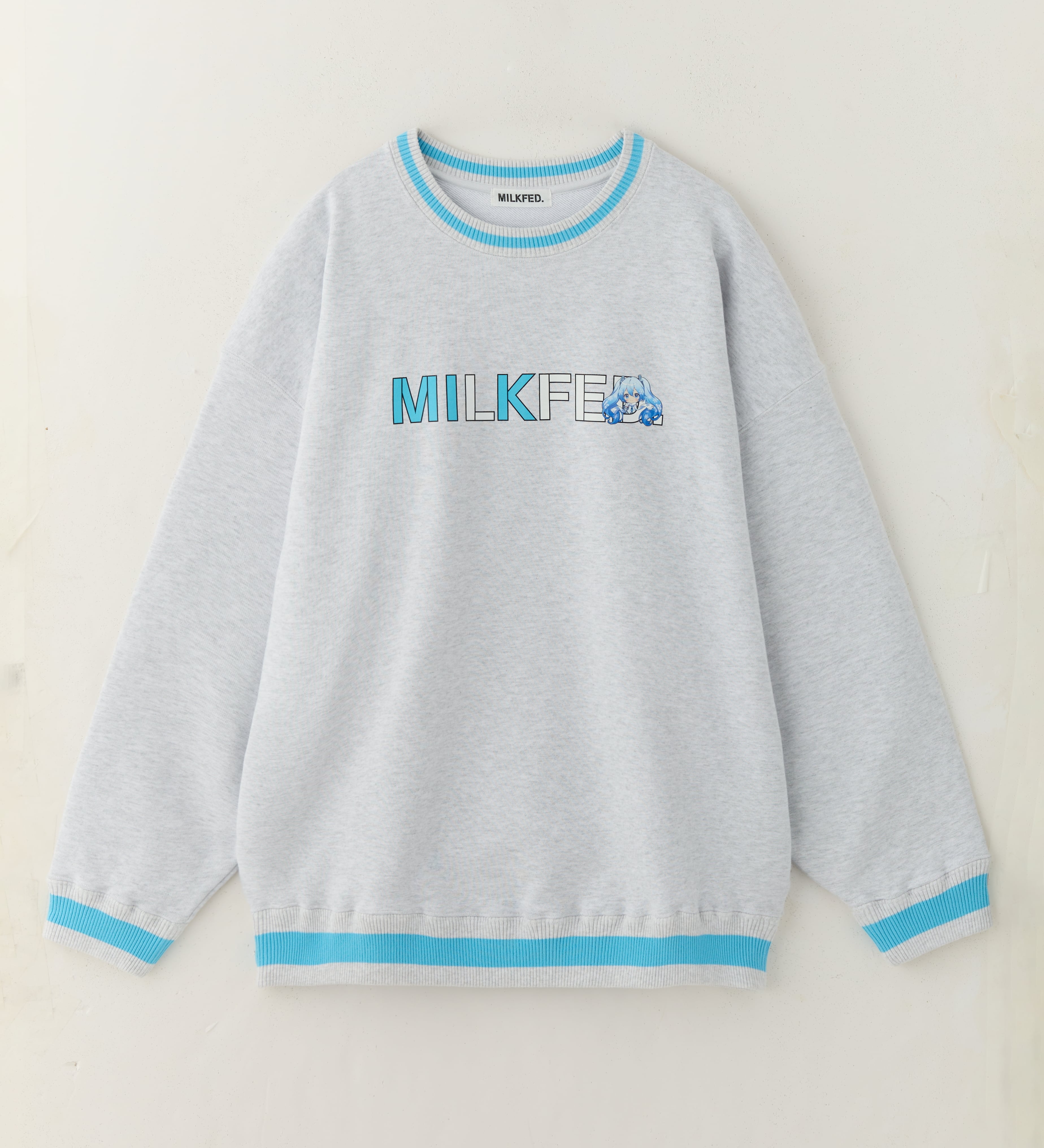MILKFED.」×「雪ミク スカイタウン」オーバーサイズスウェット | 雪
