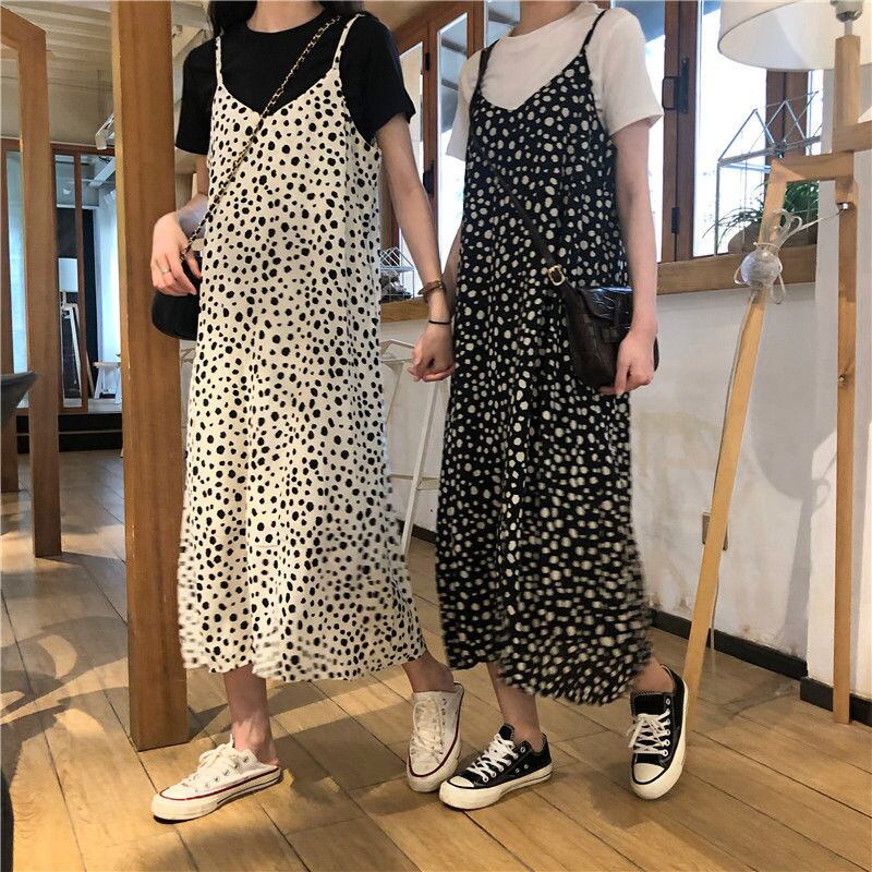 【新作】【送料無料】 フランスの初恋純粋な欲望優しいサスペンダードレス女性ニッチデザインハイエンド小さな親友スカート夏 0250777317348