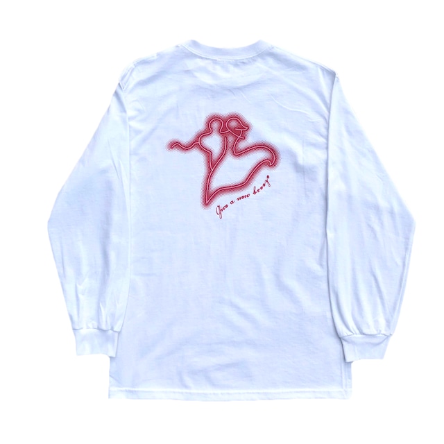Give a new breeze L/S tee（WHITE）