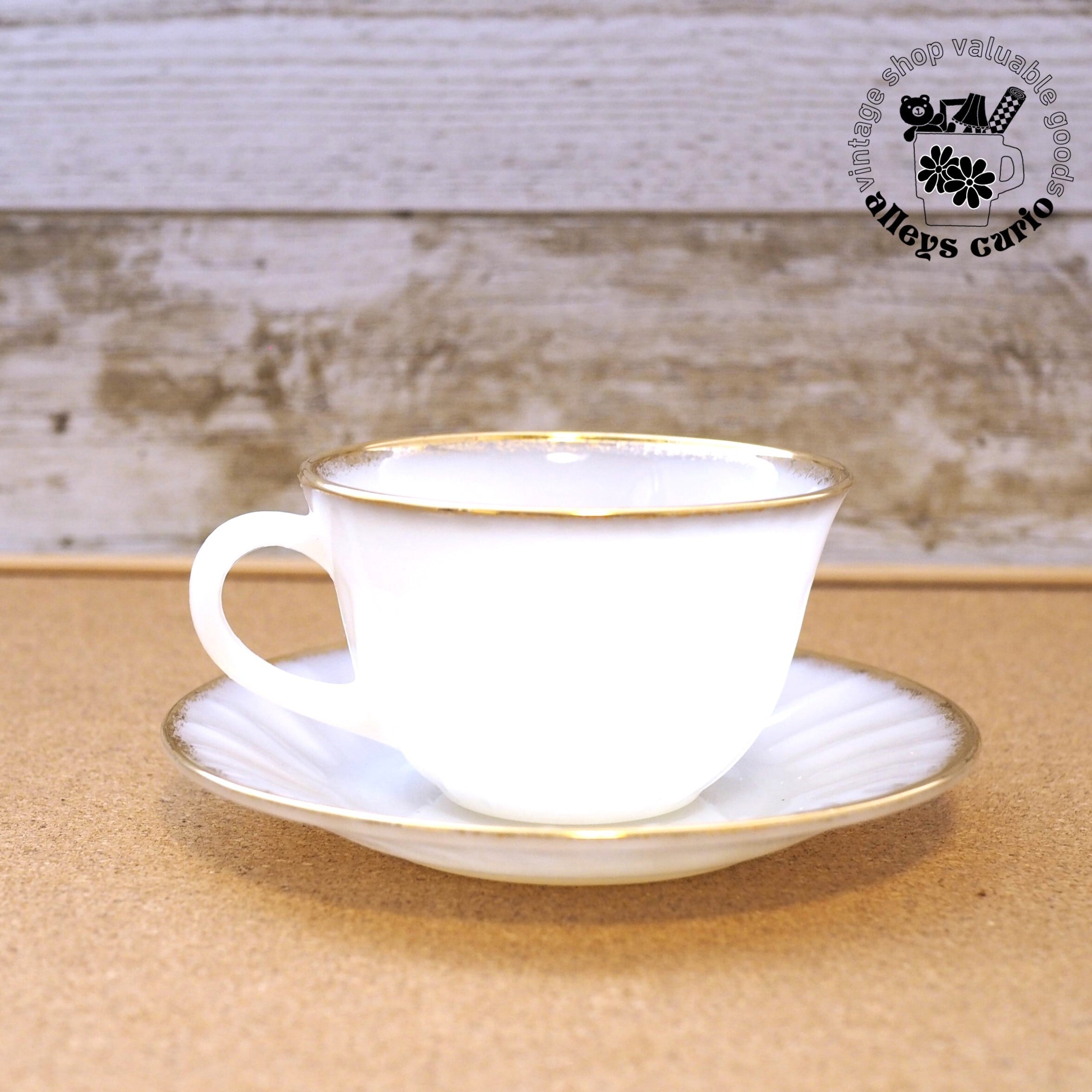 Fire king ティーセット