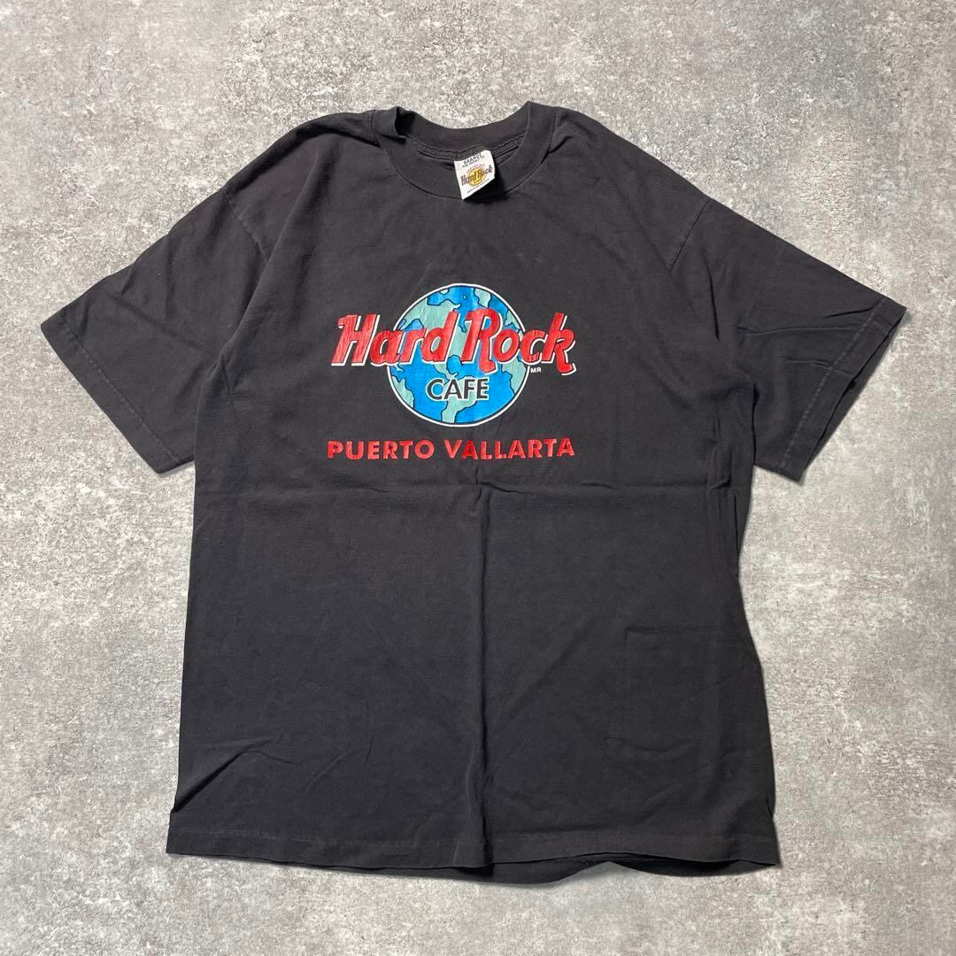 90s vintage HARD ROCK Tシャツ シングルステッチ 黒