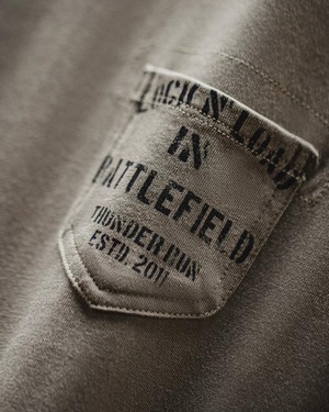 Retro Military Pocket T-Shirt  K0292