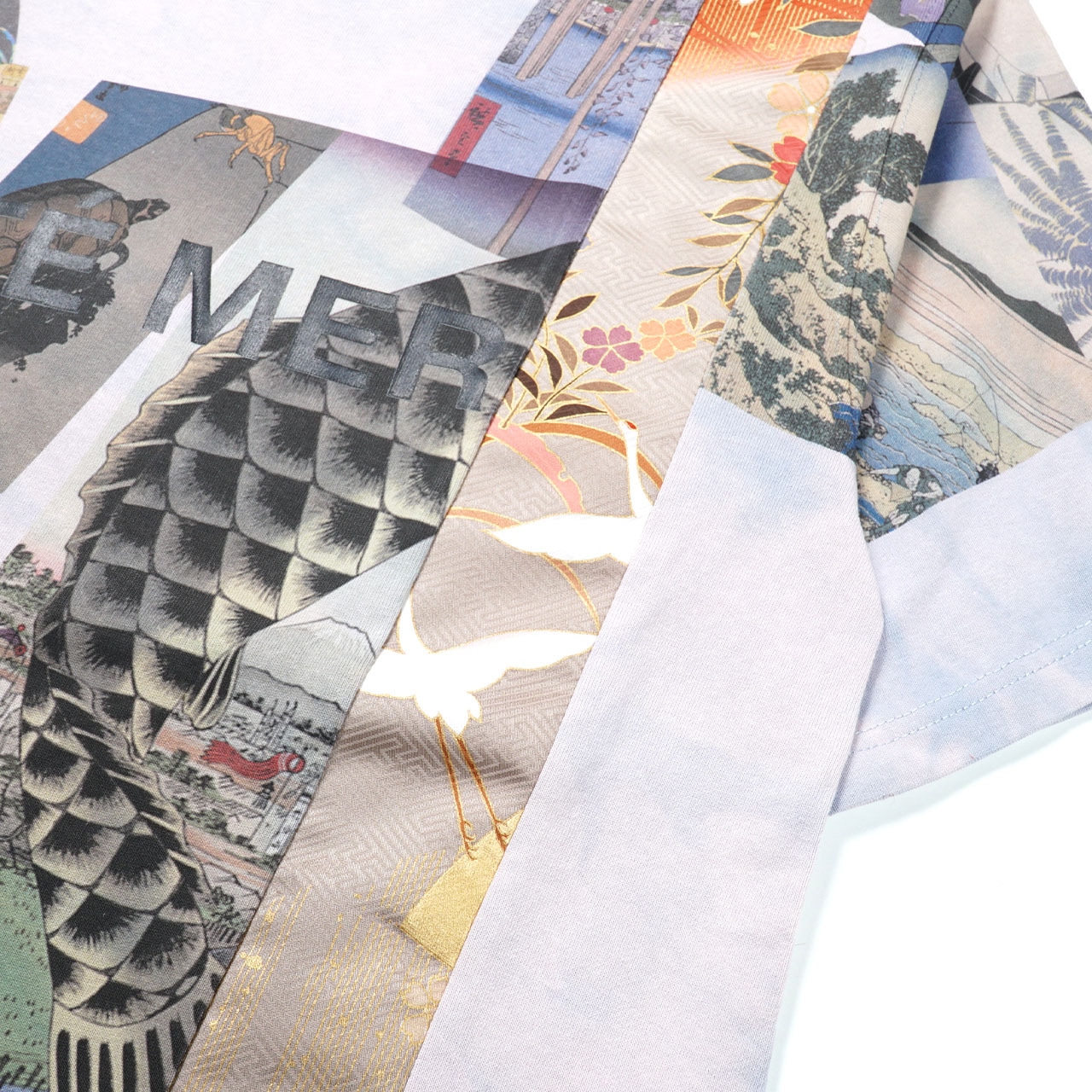 KIMONO PRINT BLEACH T-SHIRTS
