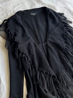 "unknown" Fril Fringe Cardigan