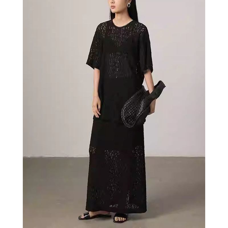 lace tops long skirt set 101497