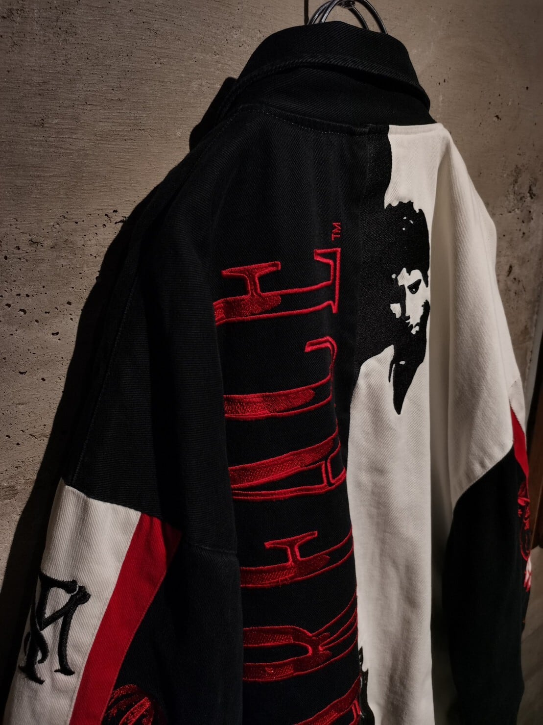 Caka】”Scarface” x ”Jeff Hamilton“ Embroidery Logo Design Vintage