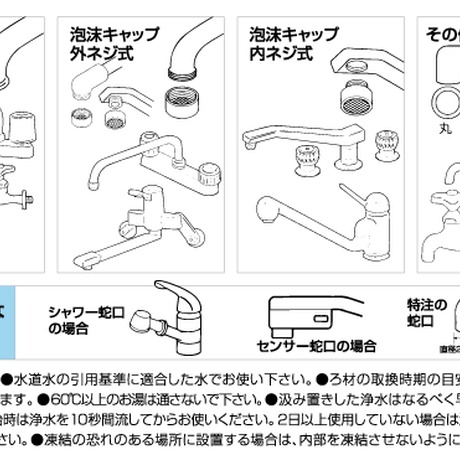 ガイアの水135蛇口用浄水器 | R.KANASA ガイアの水135蛇口用浄水器 | R.KANASA