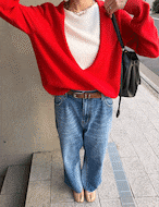 【新作5%OFF・3日間】Wool&Cashmere Layered Knit_3colors