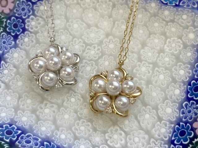 PT/K18YG パールペンダントネックレス