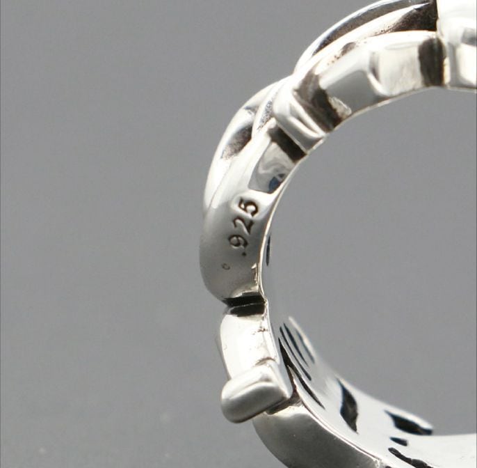 CHROME HEARTS クロムハーツ ラージ スクリプト バンドリング HEARTS