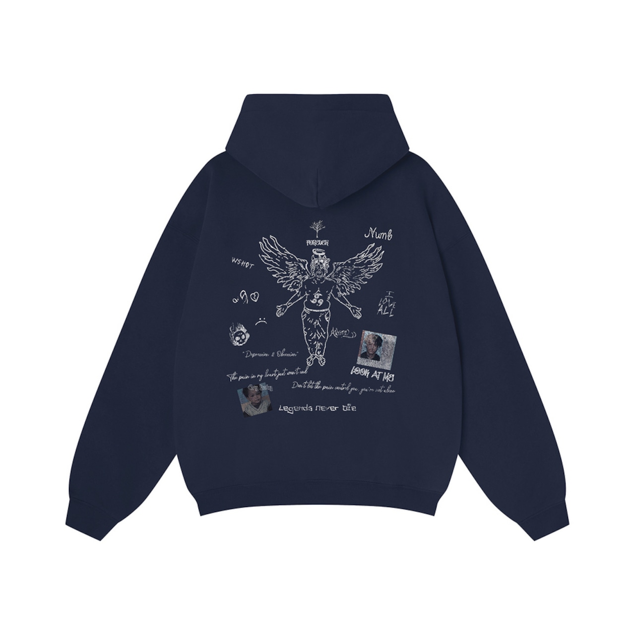 WSHOT Original XXX Graffiti Zip Hoodie WS146